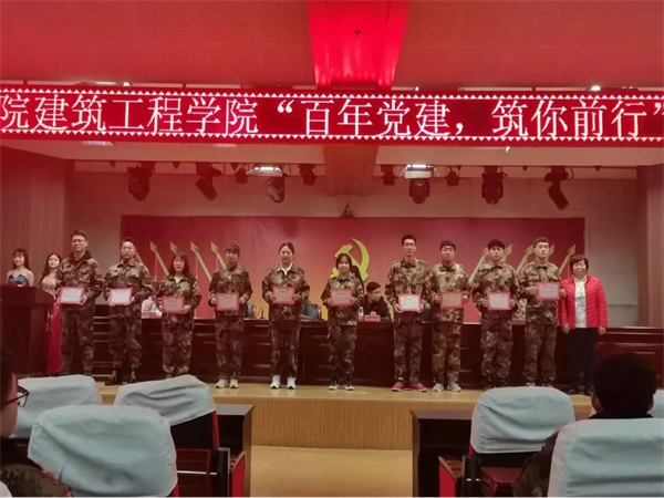 建筑工程学院“百年党建，筑你前行”年度表彰大会 第 3 张
