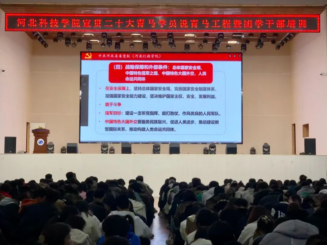 best365体育官网登录入口开展2022年 宣贯二十大 青马学员说 青马工程第三课