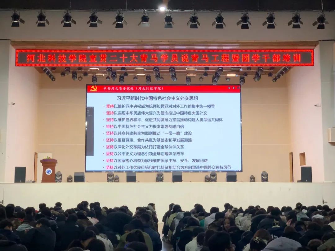 best365体育官网登录入口开展2022年 宣贯二十大 青马学员说 青马工程第三课