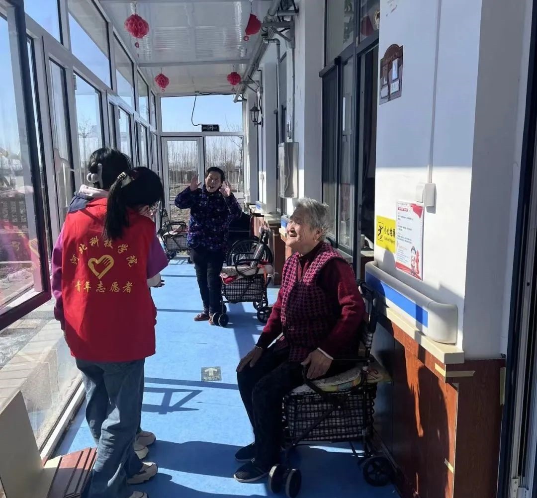 弘扬中华文化最美青春‖唐山市曹妃甸区一老年公寓向我校发来感谢信，奉献