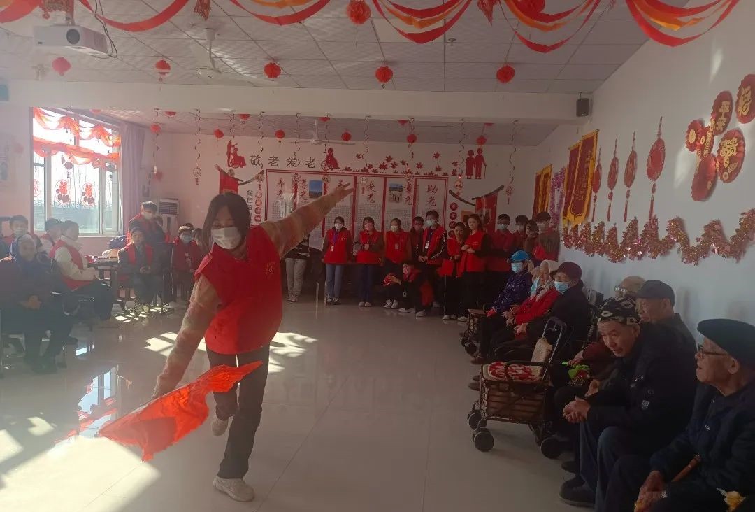 弘扬中华文化最美青春‖唐山市曹妃甸区一老年公寓向我校发来感谢信，奉献