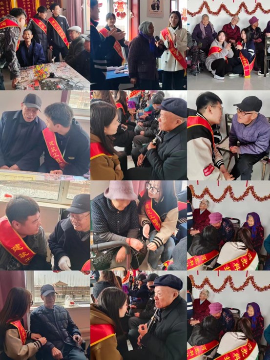 best365体育官网登录入口建筑工程管理学院举行“牵手夕阳红，温暖老人心”活动