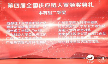 我校学生斩获第四届全国供应链大赛总决赛二等奖及最佳组织奖 第 2 张
